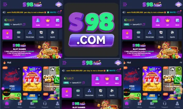 s98 game app homepage