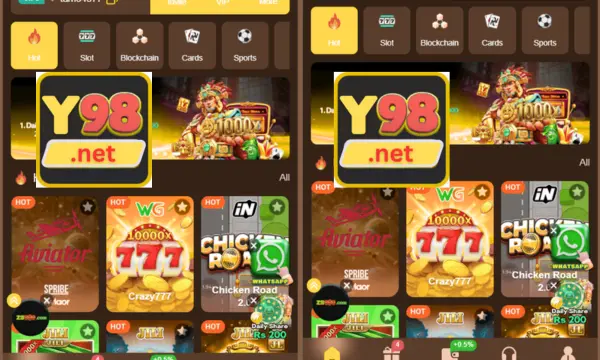 y98 gmae app main page photo